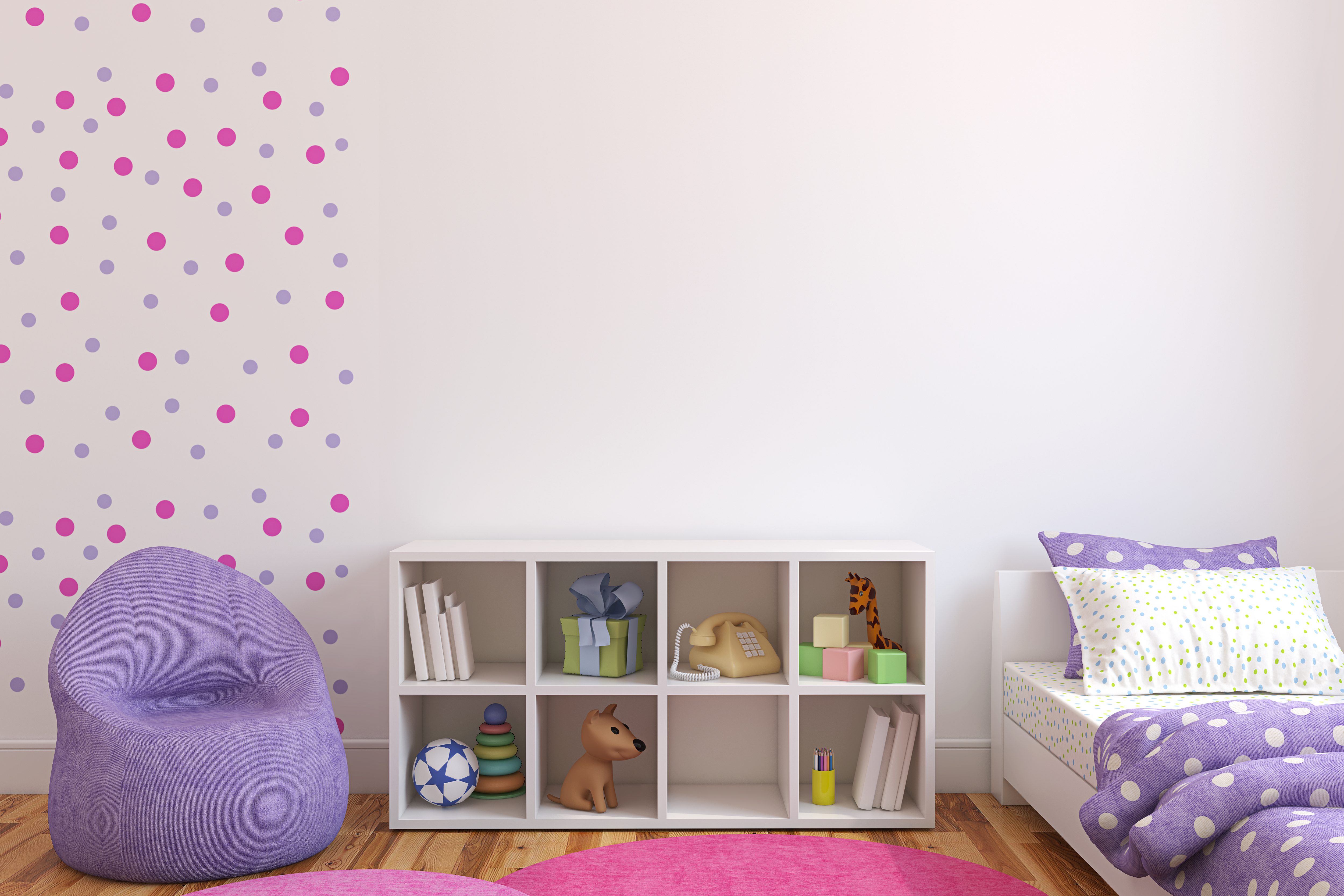 Interior of playroom.