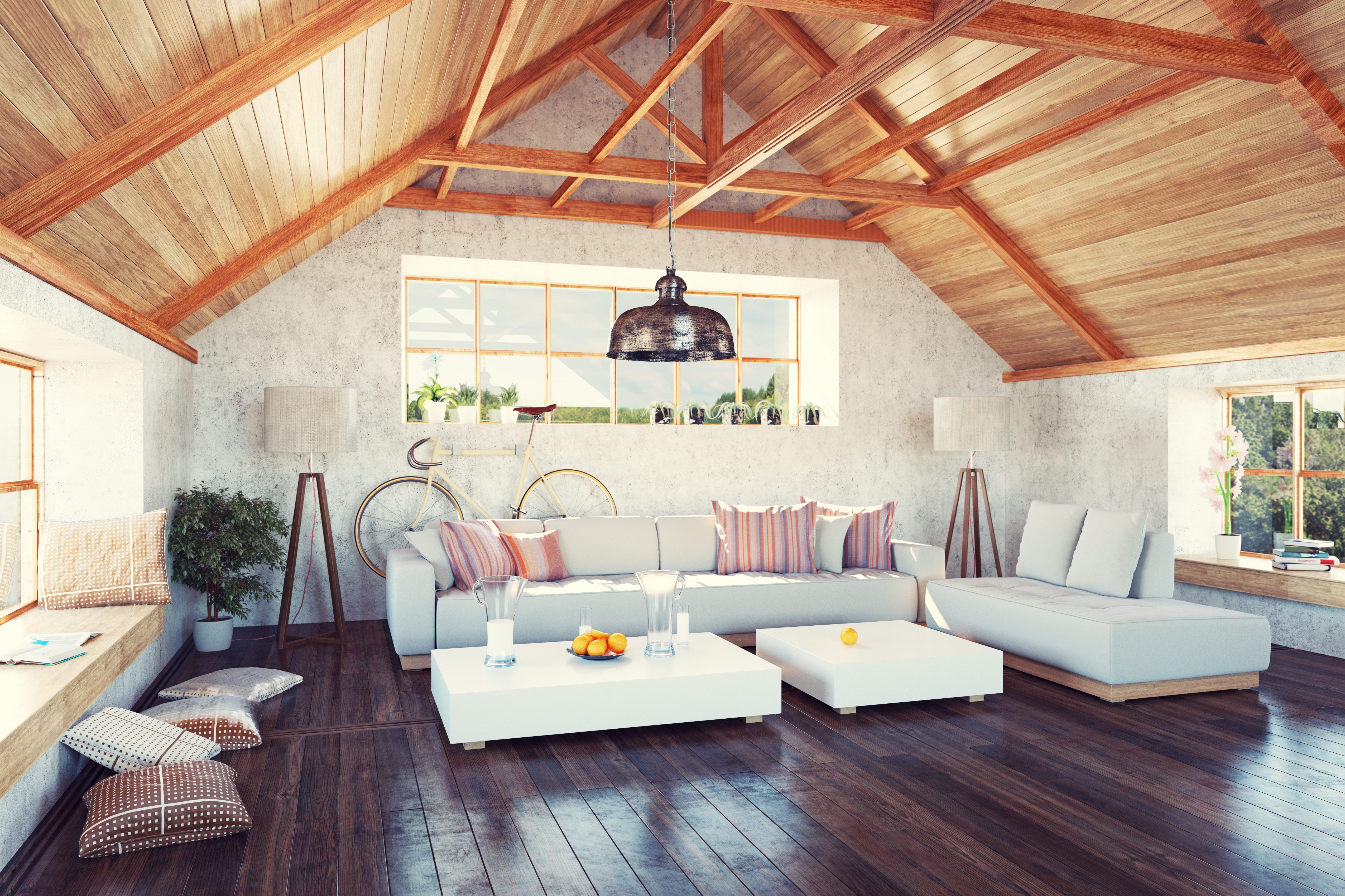 ห้องใต้หลังคาเก๋ๆ หลากหลายสไตล์