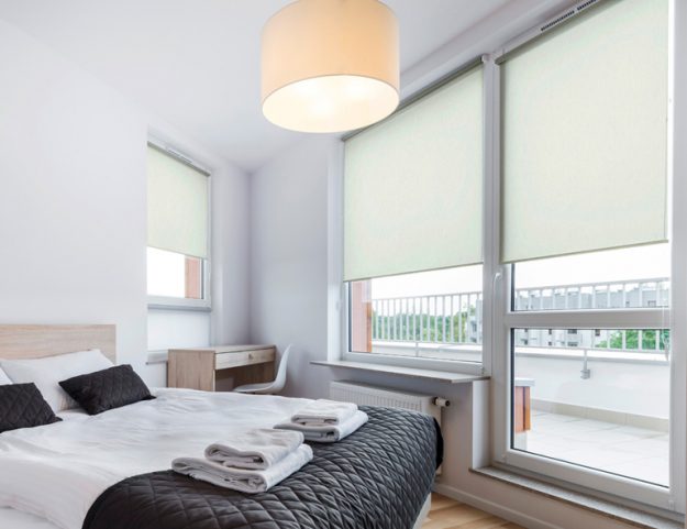 ม่านม้วนระบบไฟฟ้า