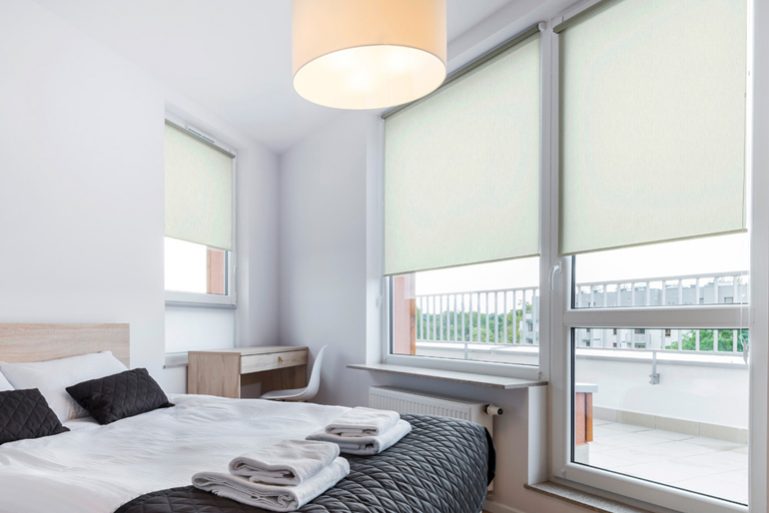 ม่านม้วนระบบไฟฟ้า