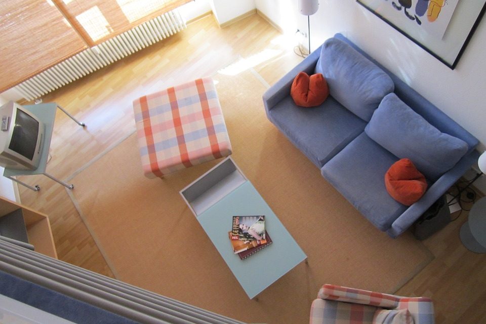 ห้องรับแขกเล็กๆแฝงด้วยความอบอุ่น