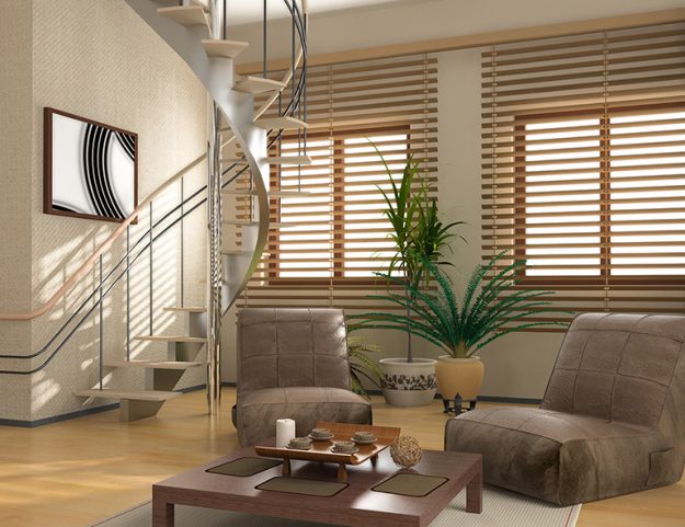 ตกแต่งภายในด้วยมู่ลี่ไม้