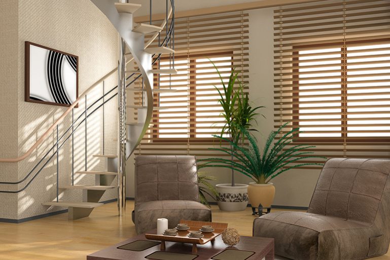 ตกแต่งภายในด้วยมู่ลี่ไม้