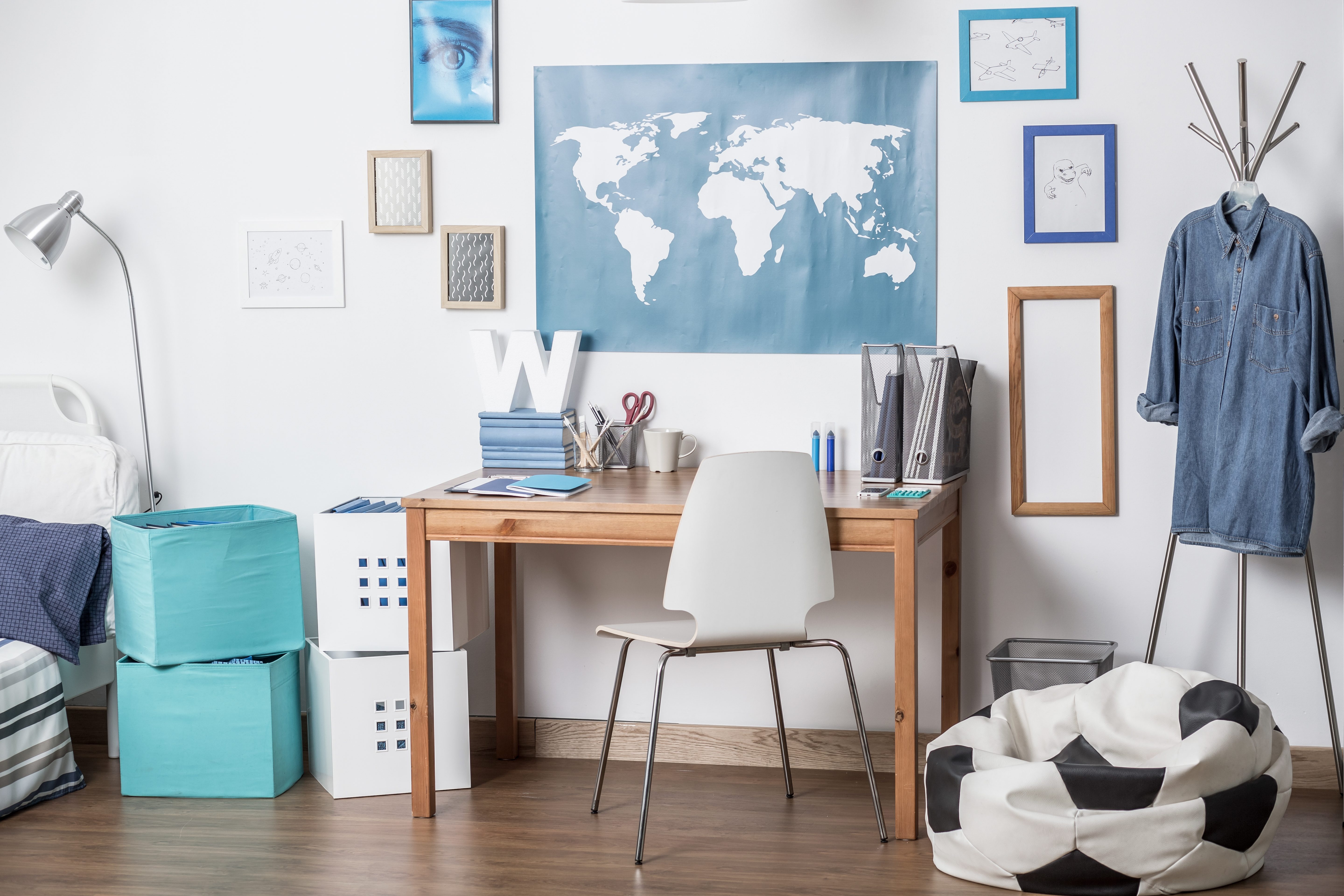 แต่งแต้มห้องทำงานสุดแนว สไตล์เด็กฮิป